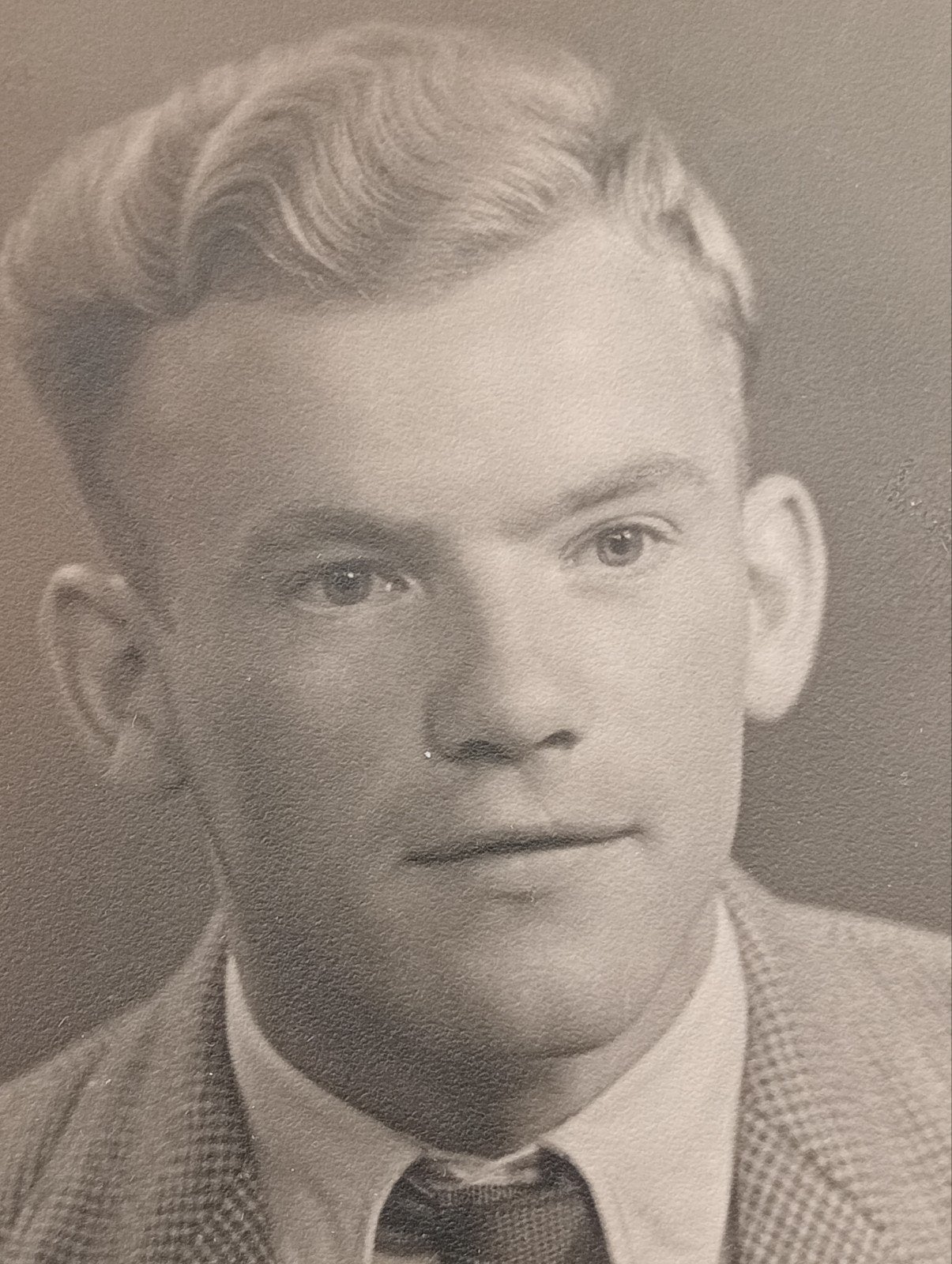 Portretfoto 1949, Ophalen of Verzenden, 1940 tot 1960, Gebruikt, Overige onderwerpen