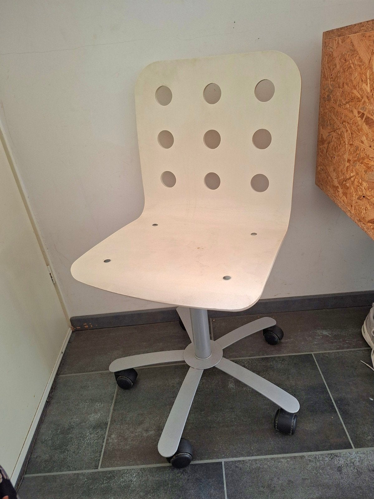 Bureaustoel Ikea Jules, Ophalen, Gebruikt, Wit, Bureaustoel