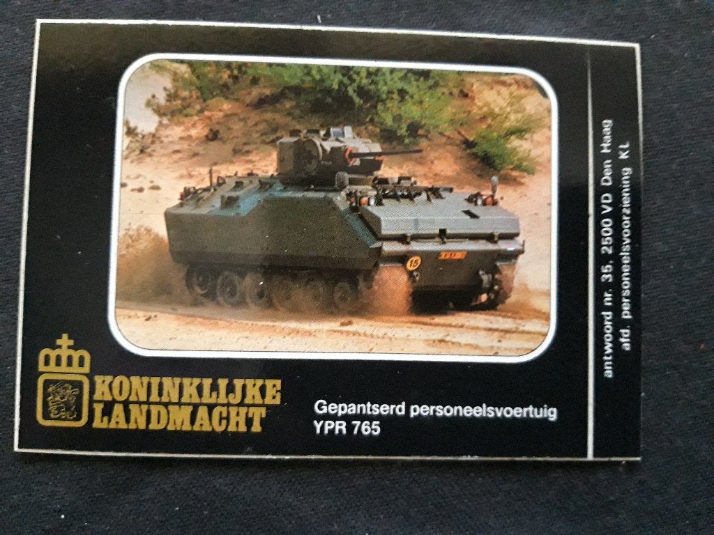 sticker YPR 765 - DAF Militair, Ophalen of Verzenden, Zo goed als nieuw, Auto's