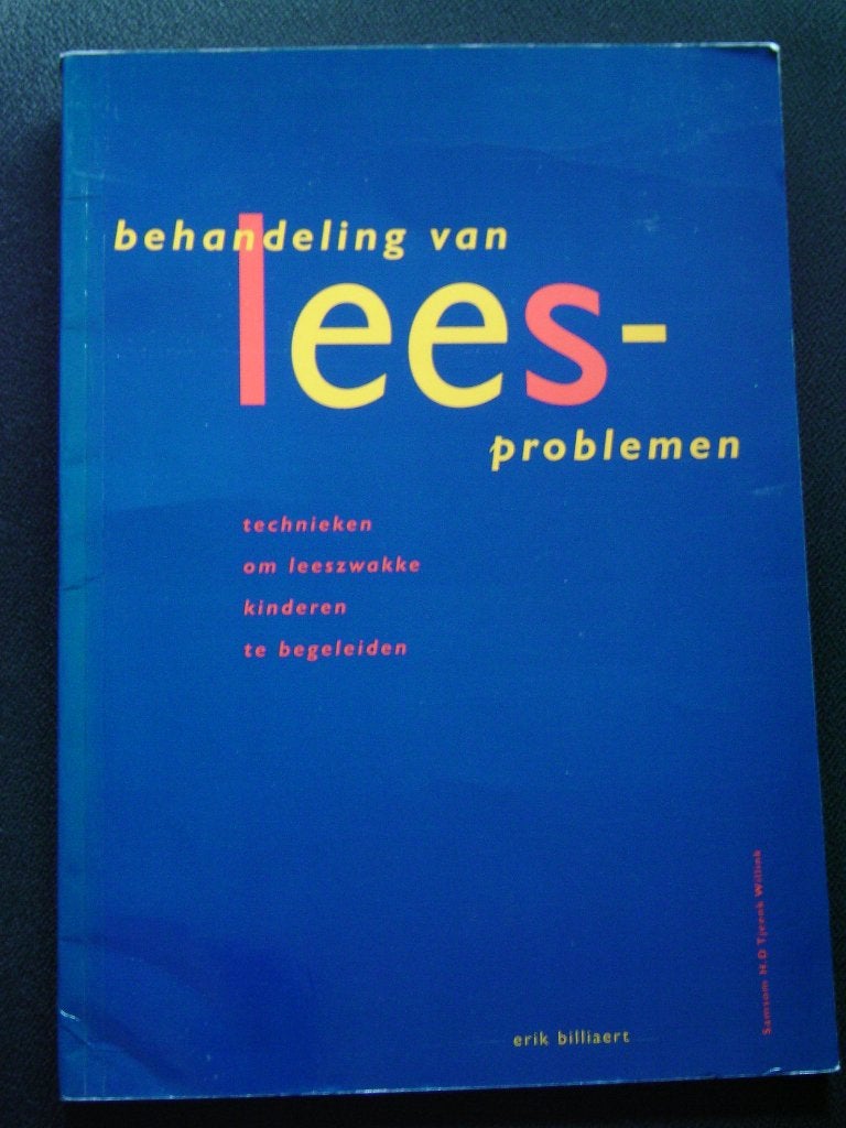 Behandeling van Leesproblemen, Boeken, Ophalen of Verzenden, Beta, Zo goed als nieuw, HBO