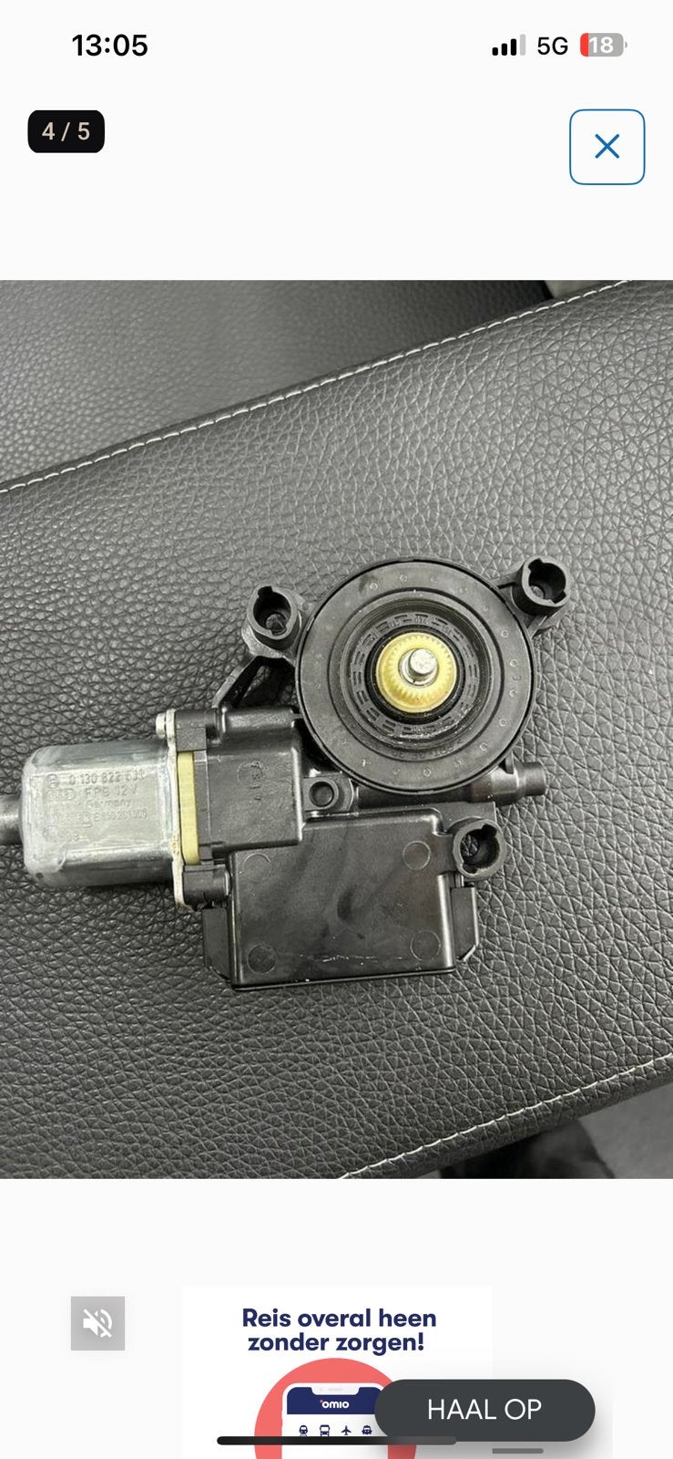 Polo 6RRuitbedinenigmotor raam links +kabelboom, Ophalen of Verzenden