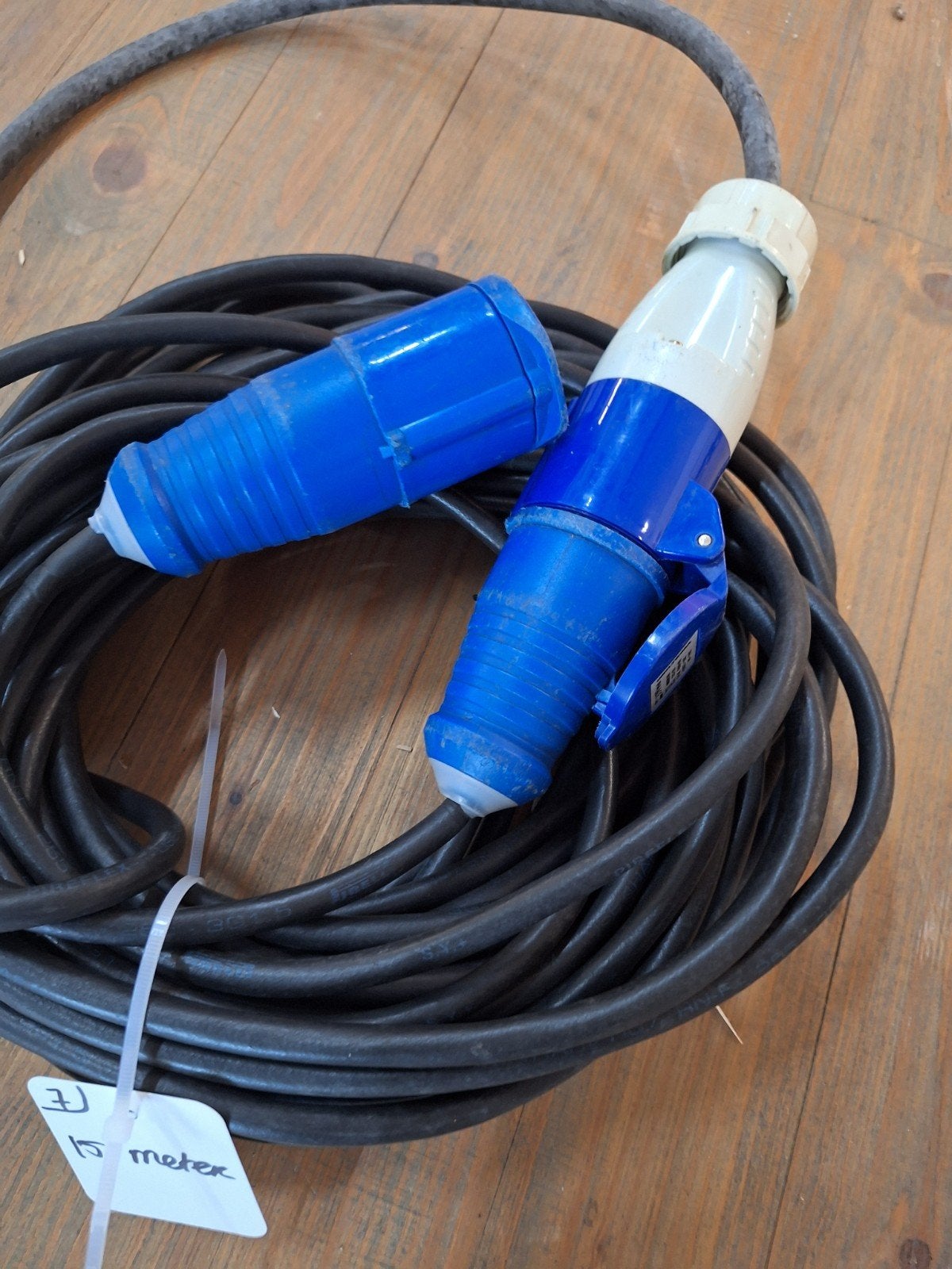 Camper Verlengsnoer CEE - 15 meter, Caravans en Kamperen, Kampeeraccessoires, Gebruikt, Ophalen of Verzenden