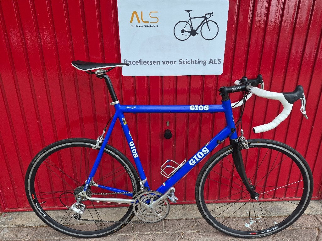 Gios Alu/Carbon Dames/Heren Racefiets met Campagnolo, 28 inch, 2ehandsracefietsen.nl, Gebruikt, Velgrem