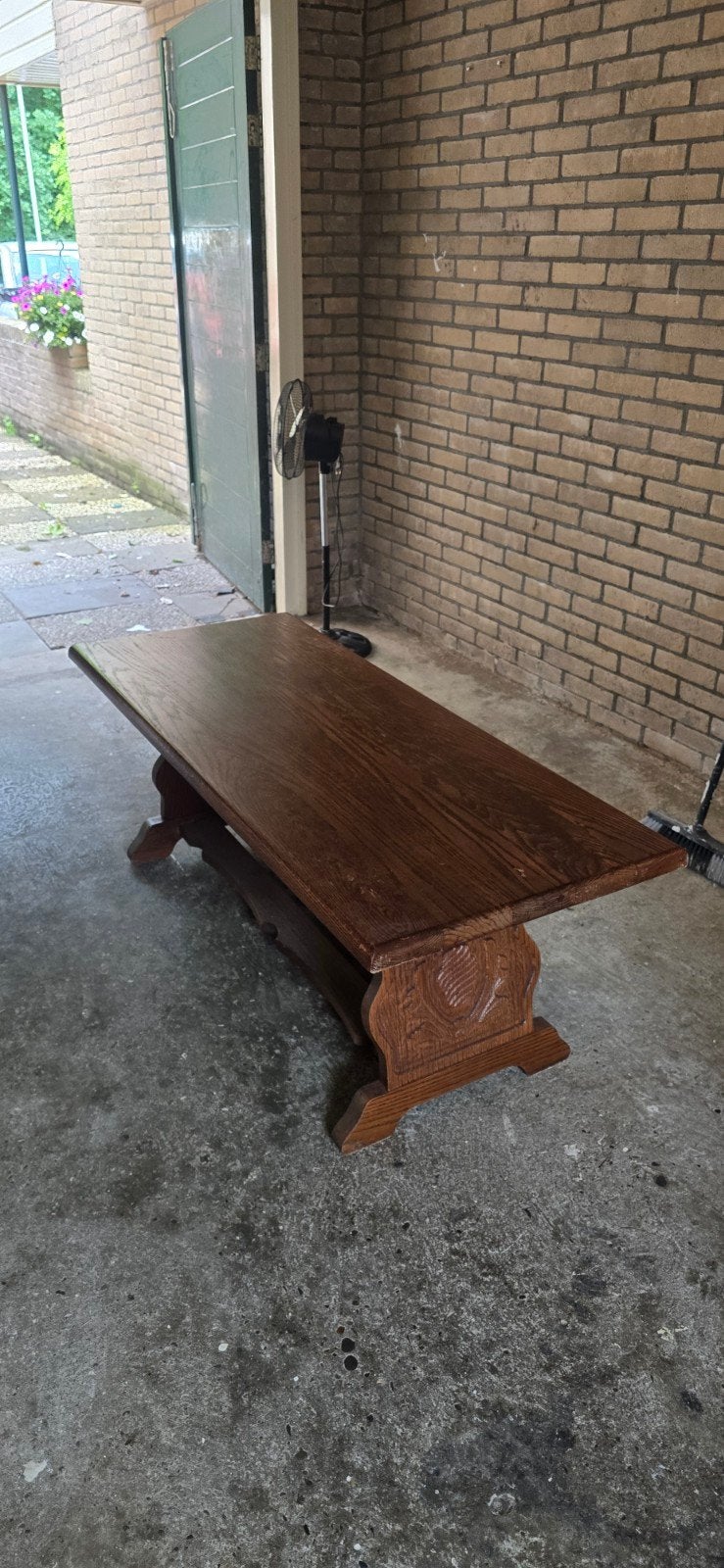 Antieke Houten Tafel, Ophalen