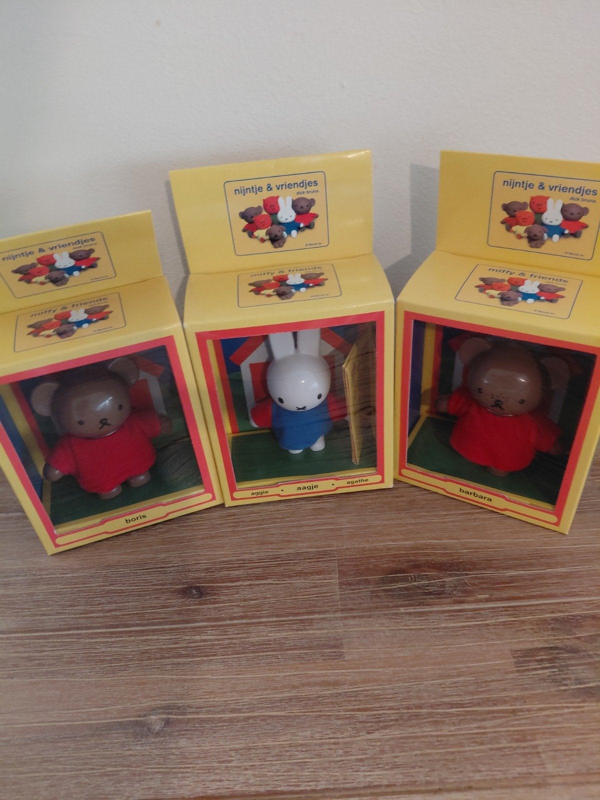 Nijntje & Vriendjes Speelfiguren: Barbara, Boris en Nijntje, Ophalen of Verzenden, Nieuw