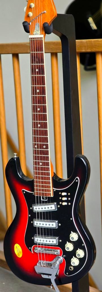 Vintage Kawai / Teisco "Mosrite Style"–Jaren '60, Overige merken, Gebruikt, Ophalen of Verzenden, Willem Dreeslaan 378, Zoetermeer