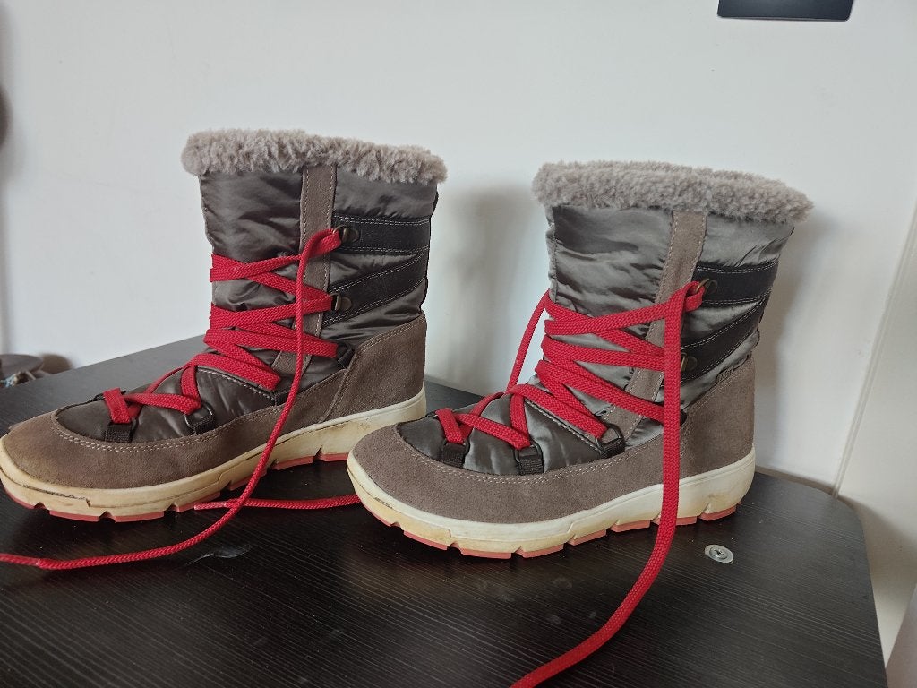 maat 39 (38), 1 paar J-Tex snowboots, Bruin, Snowboots, Ophalen of Verzenden, J-Tex