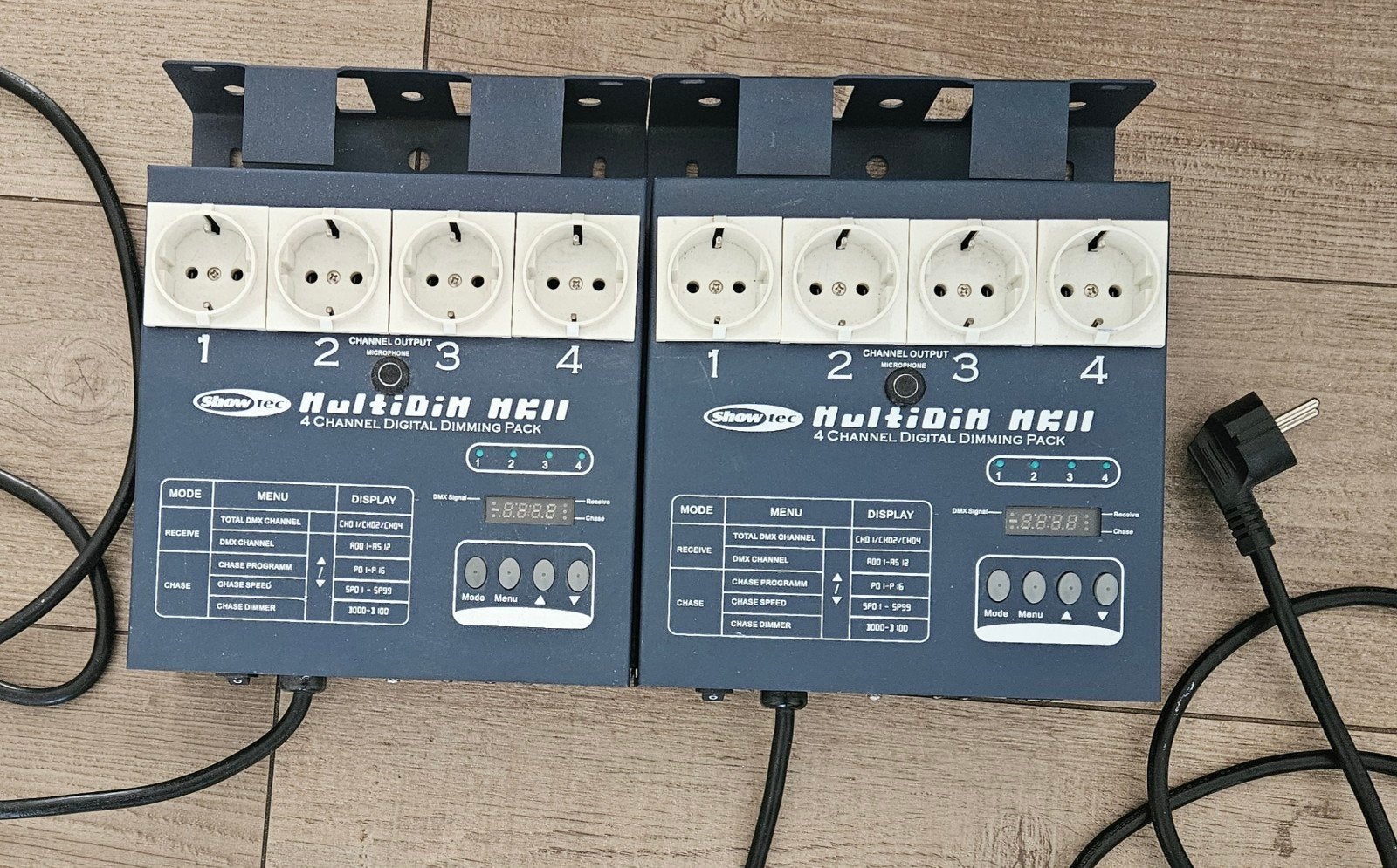 2x Showtec MultiDim MKII DMX Dimmer Pack, Ophalen of Verzenden, Gebruikt, Licht