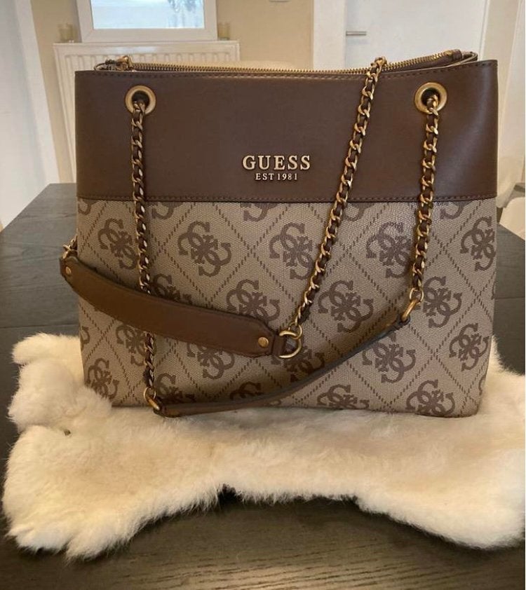 Guess handtas, Verzenden, Nieuw, Zwart, Handtas