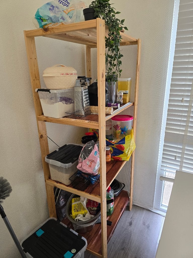 IKEA Hejne stellingkast, onbehandeld hout, Huis en Inrichting, Ophalen, Zo goed als nieuw