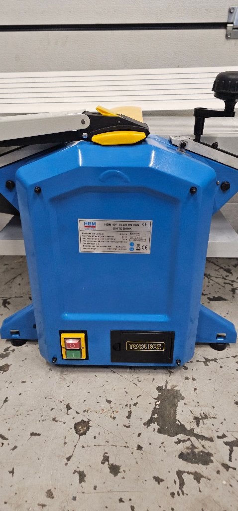 HBM 12 Inch Vlak en Vandiktebank - 230 Volt - 1800 Watt, Ophalen of Verzenden, Zo goed als nieuw, Elektrisch