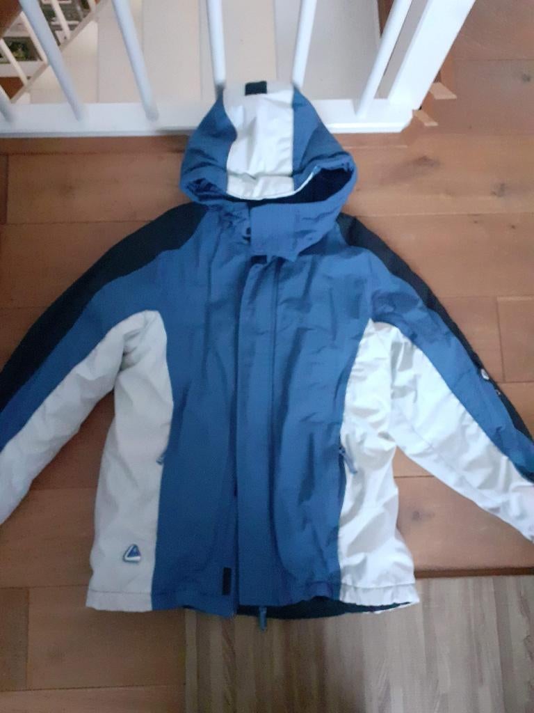 Ski jas maat 164 van H&M, in blauw/wit/zwarts, Kinderen en Baby's, Kinderkleding | Maat 164, Jongen of Meisje, H&M, Ophalen of Verzenden