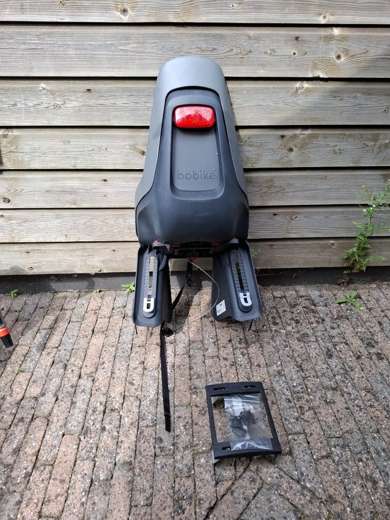 Bobike achterzitje One Maxi fietsstoel met bevestiging zgan, Ophalen, Achterzitje, 0 t/m 18 kg, BOBIKE