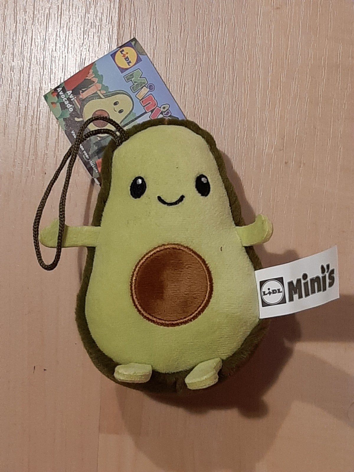 Lidl Mini's Avi Avocado Knuffel - Zo goed als nieuw, Kinderen en Baby's, Speelgoed | Knuffels en Pluche, Lidl, Groen, Overige karakters