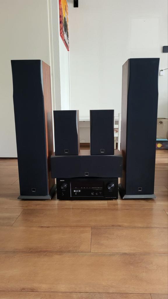 Dali Concept 5.1 Surroundset met Denon Receiver, Audio, Tv en Foto, Luidsprekers, Gebruikt, Complete surroundset, 120 watt of meer