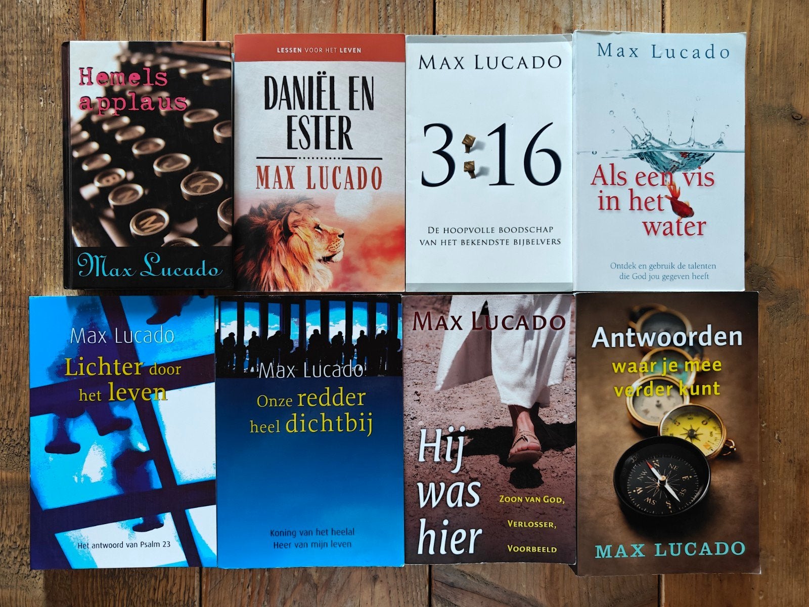 8 Boeken van Max Lucado., Ophalen of Verzenden, Zo goed als nieuw