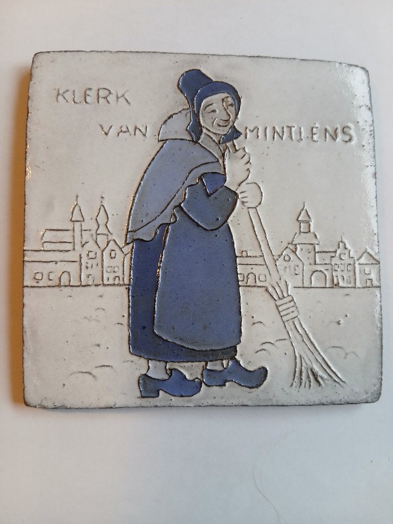 “klerk van Mintjens” Tegeltje, Verzenden