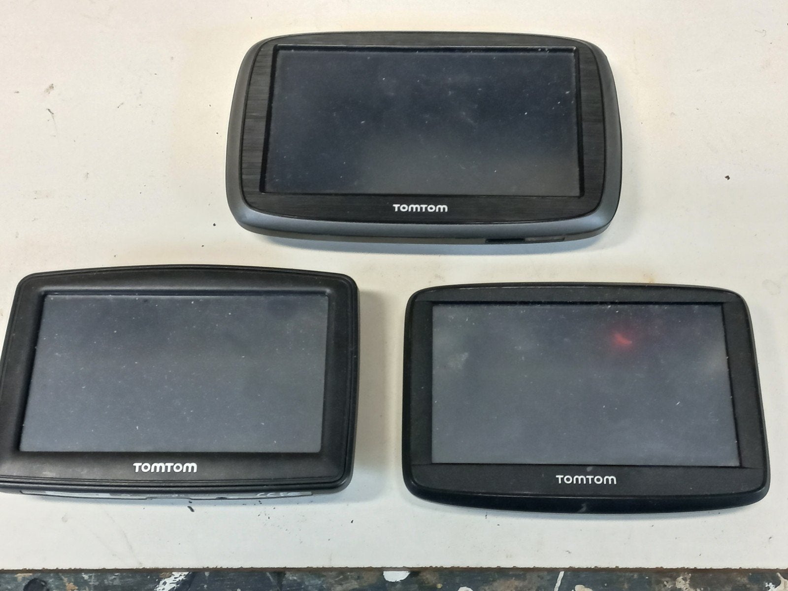 3 TomTom navigatiesystemen (zonder snoer/bevestiging), Auto diversen, Ophalen of Verzenden, Gebruikt