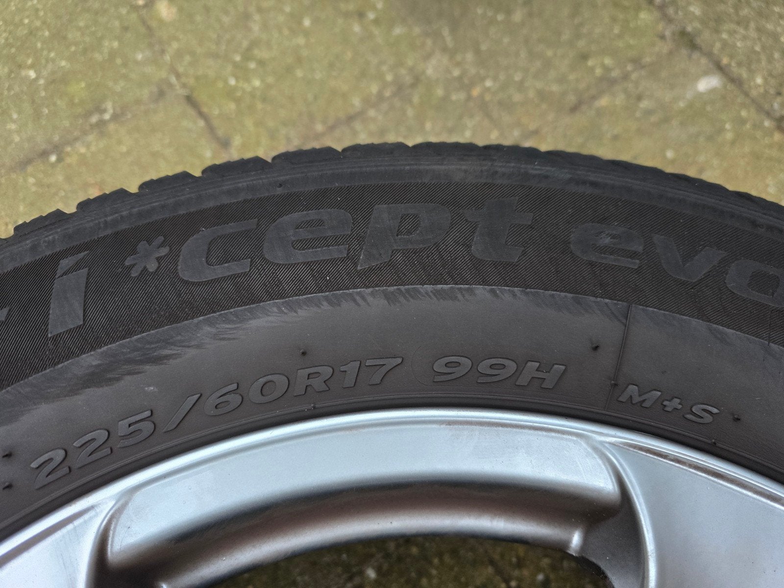 AEZ Velgen met Hankook Winterbanden 225/60R17 99H, Ophalen, Gebruikt, Banden en Velgen, 17 inch