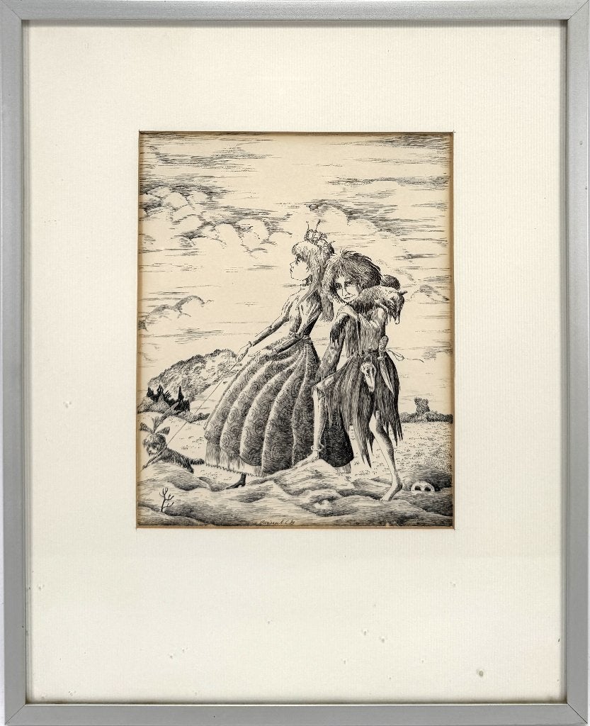 1332. Ets, Marianne van Voorn, 1989, Antiek en Kunst, Ophalen