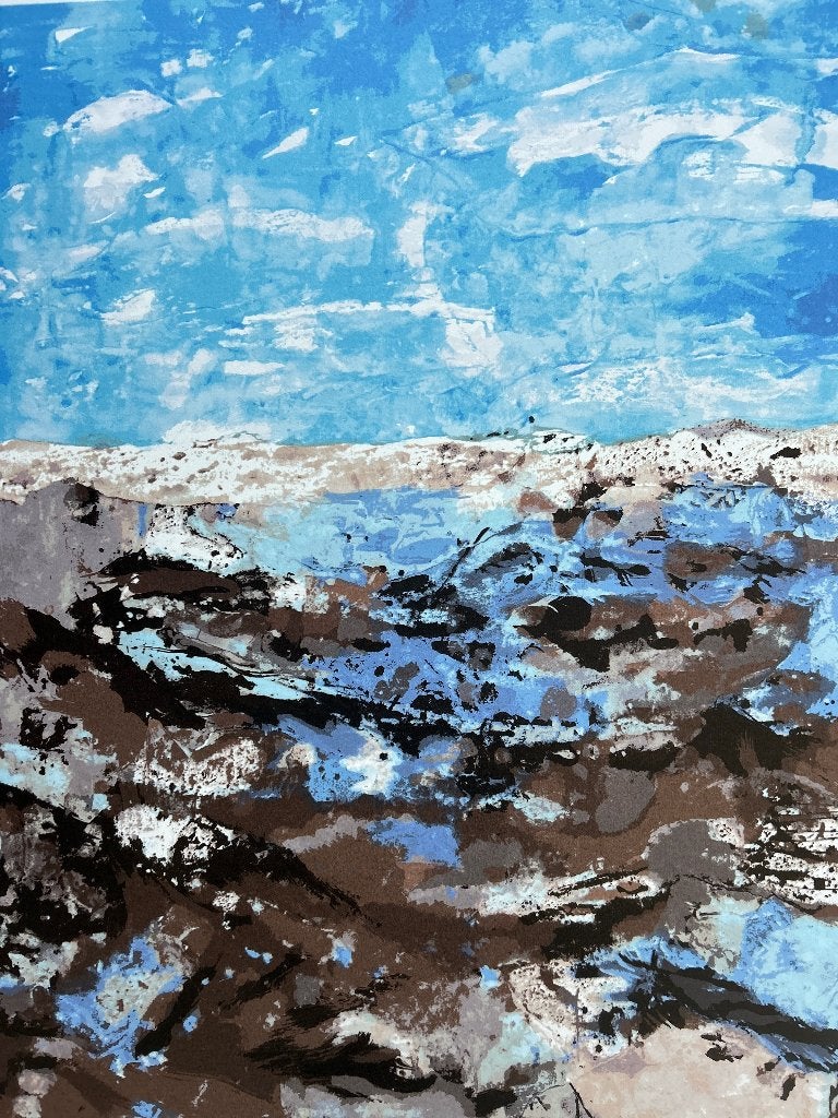Zeefdruk André van Kruijssen   ZOMEROPRUIMING, Gesigneerd, Verzenden, Zeefdruk