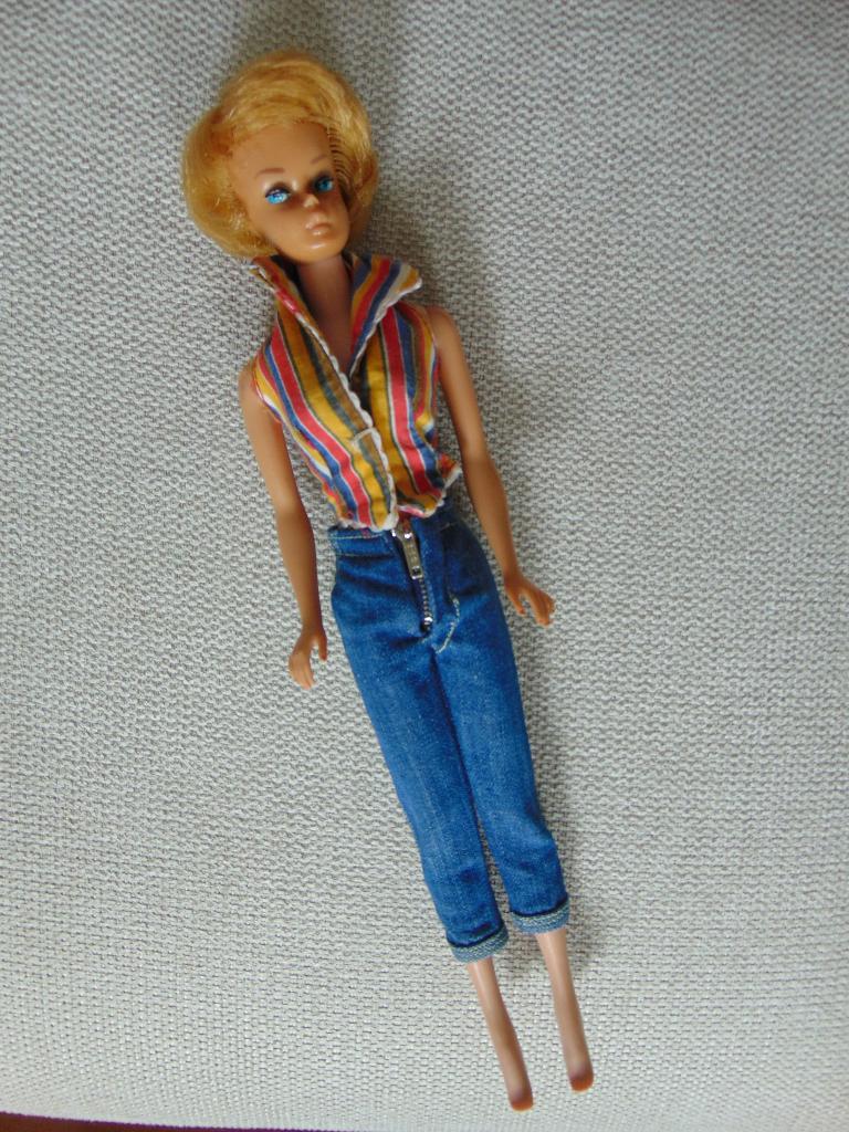 Oude Barbie pop, Ophalen of Verzenden, Gebruikt, Pop