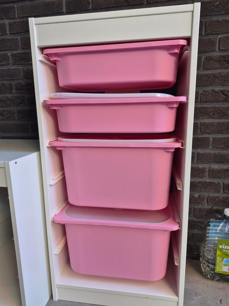 Trofast ikea kast, Ophalen, 5 laden of meer, 50 tot 100 cm, Zo goed als nieuw