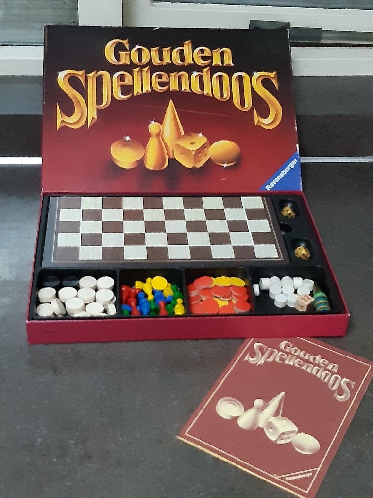 Gouden spellendoos 1985 nieuwstaat, Ophalen of Verzenden, Zo goed als nieuw