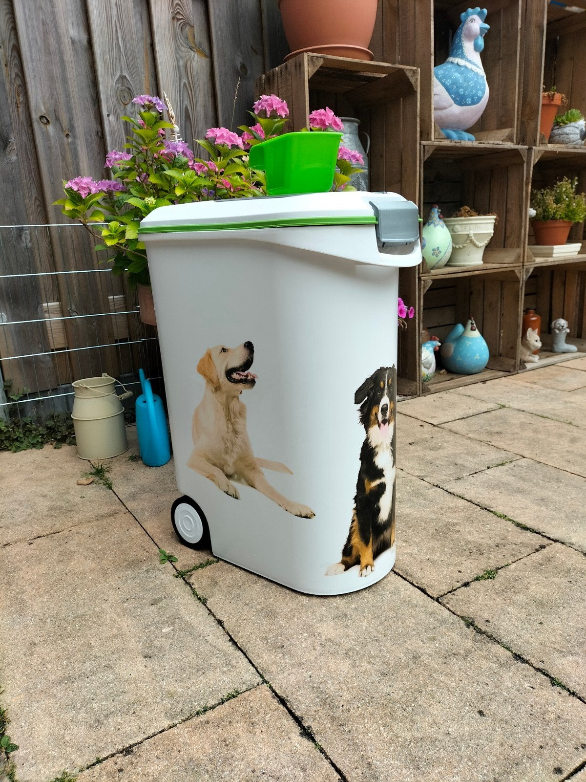 Honden voer container, Ophalen, Zo goed als nieuw