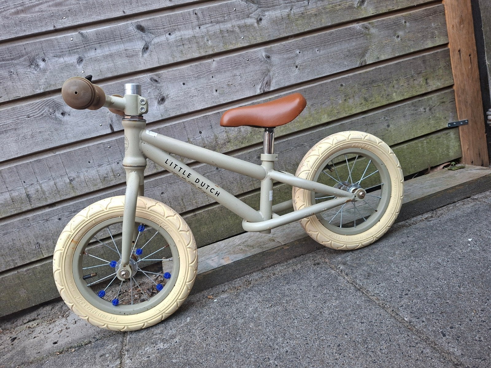Little Dutch loopfiets olive green- Zo goed als nieuw, Ophalen, Zo goed als nieuw, Minder dan 16 inch, Little Dutch