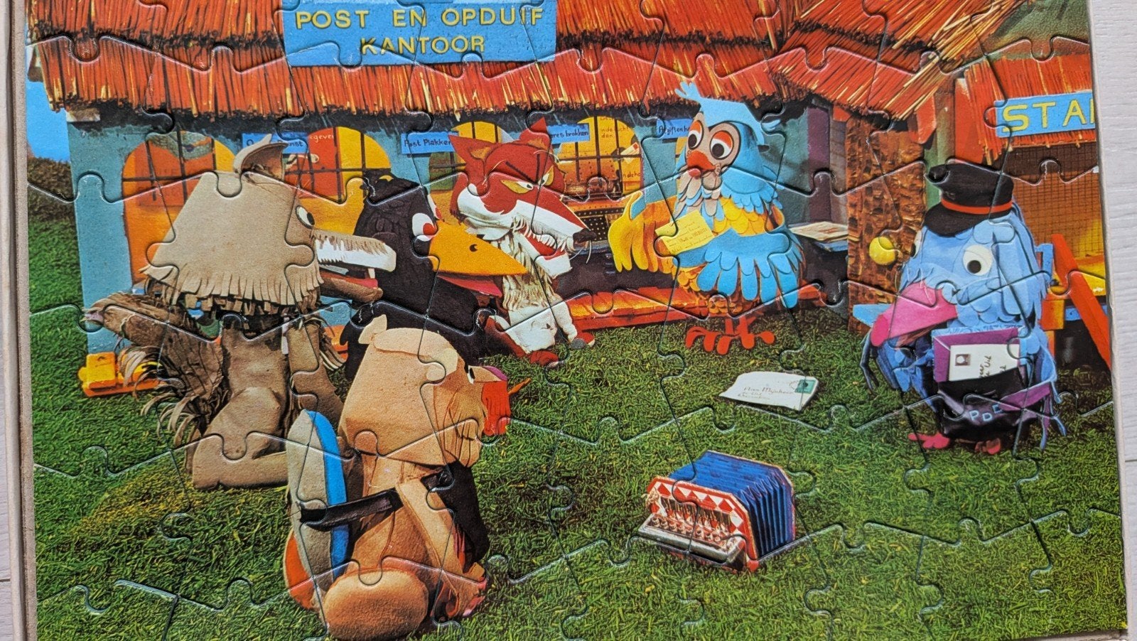 Puzzel Fabeltjeskrant, nette staat., Ophalen of Verzenden, Minder dan 500 stukjes, Gebruikt, Legpuzzel