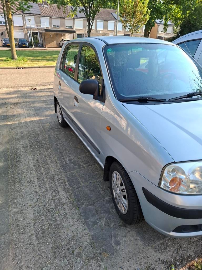 Hyundai Atos 1.1 2006 Blauw, Auto's, Hyundai, Voorwielaandrijving, 31 €/maand, 4 cilinders, Origineel Nederlands