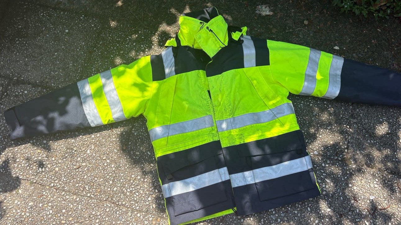 Veiligheidsjas maat L, Ophalen, Zo goed als nieuw