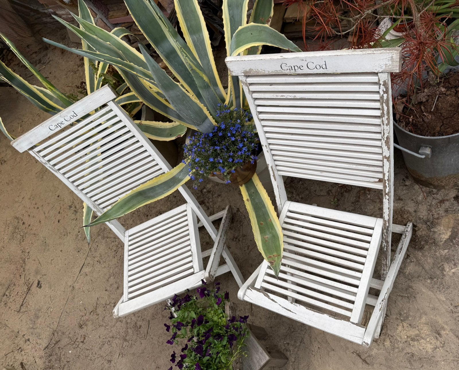 Rivièra Maison Cape Cod klapstoel Landelijk Ibiza 2 te koop, Ophalen, Gebruikt, Hout