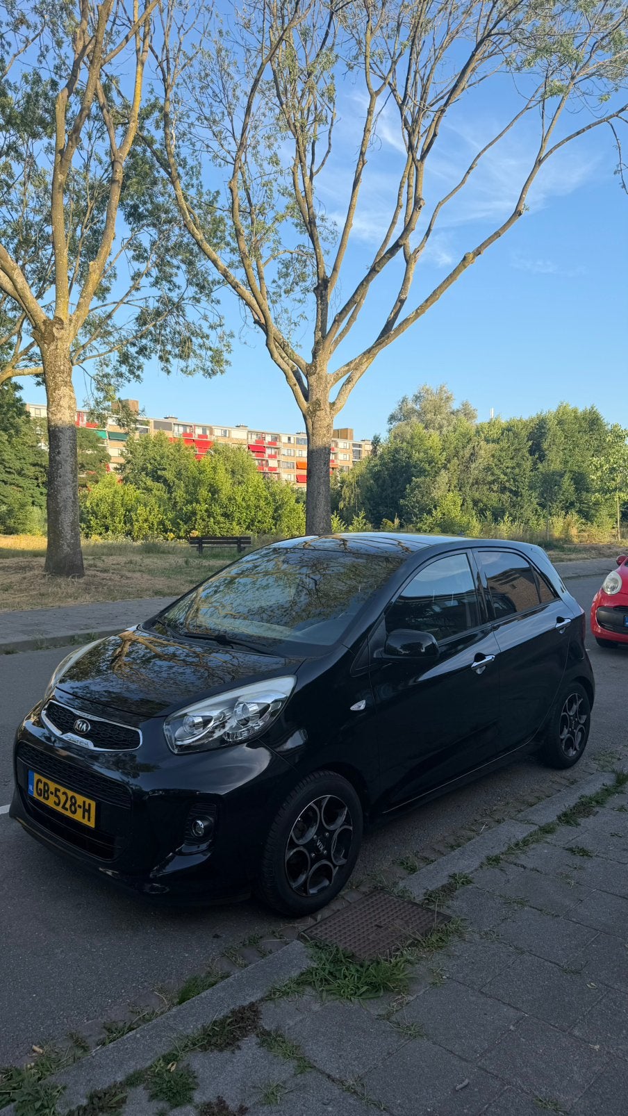 Kia Picanto 1.0 Cvvt 5-DRS 2015 Zwart, Auto's, Voorwielaandrijving, Zwart, Origineel Nederlands, 24 km/l