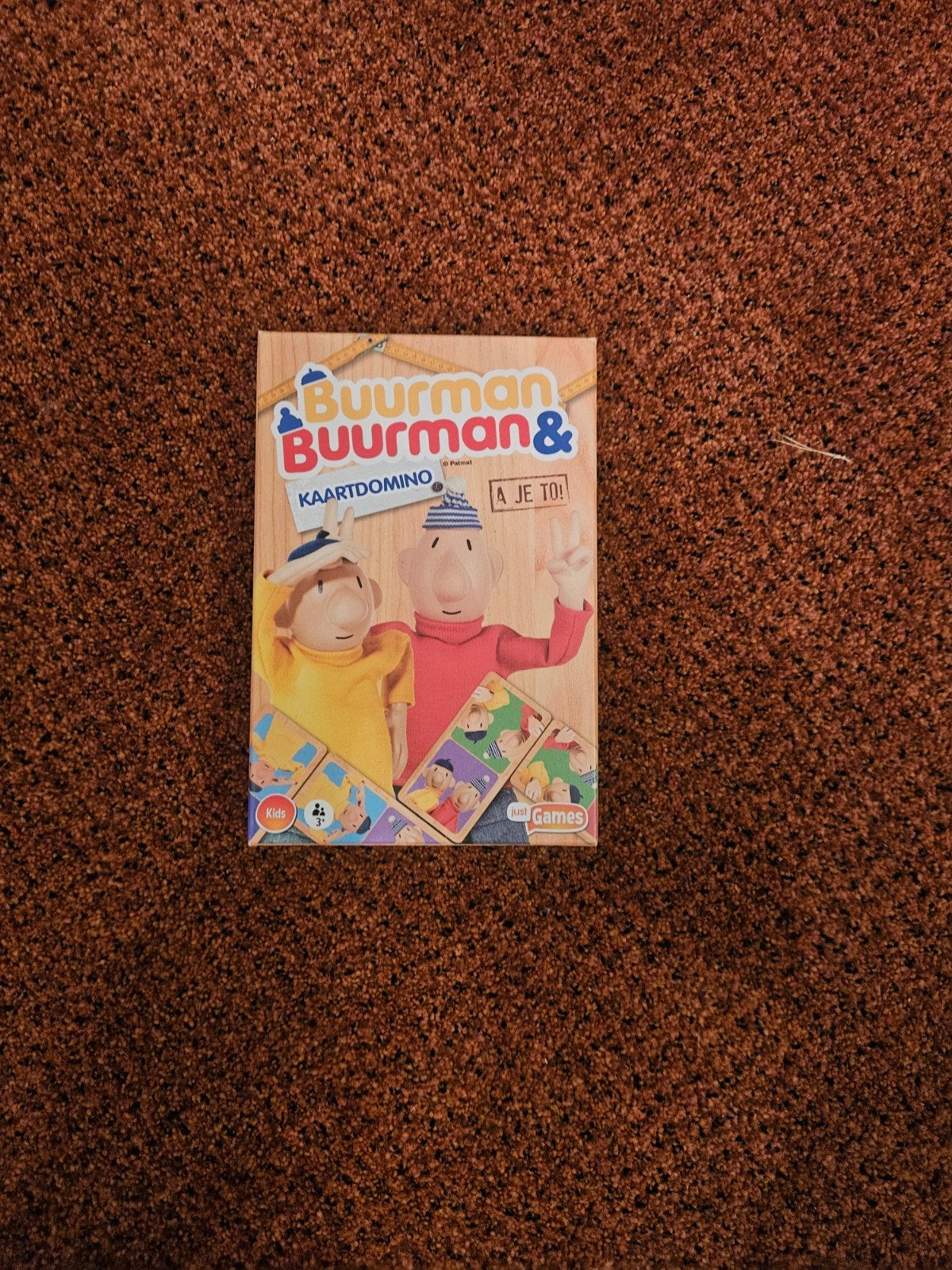Buurman & Buurman Kaartdomino - A Je To!, Een of twee spelers, Ophalen of Verzenden, Zo goed als nieuw, Just Games