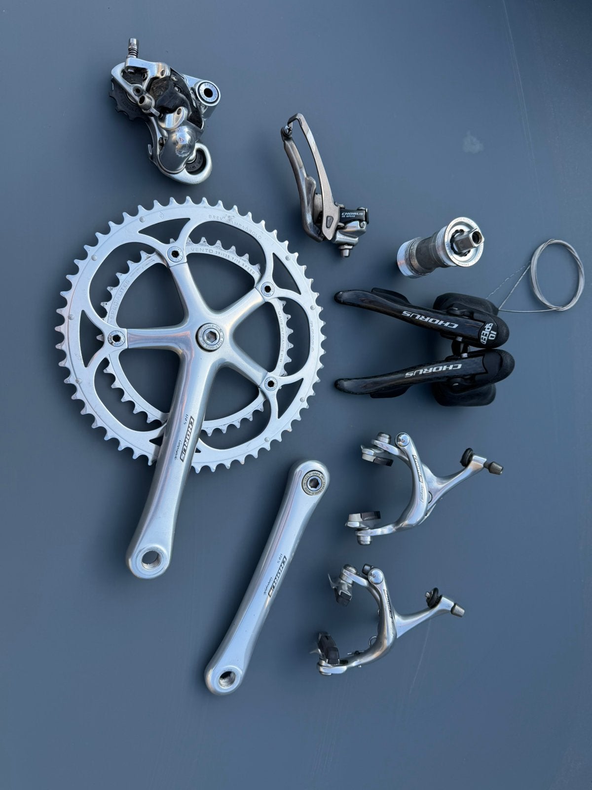 Campagnolo chorus 10 speed groepset, Ophalen of Verzenden, Zo goed als nieuw