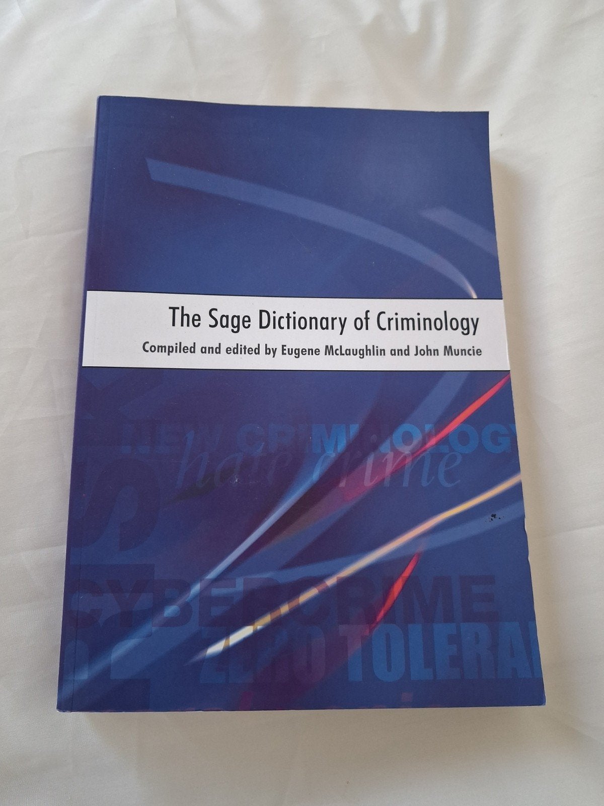 The Sage Dictionary of Criminology - Eugene McLaughlin, Ophalen of Verzenden, Gamma, WO, Eugene McLaughlin, John Muncie
