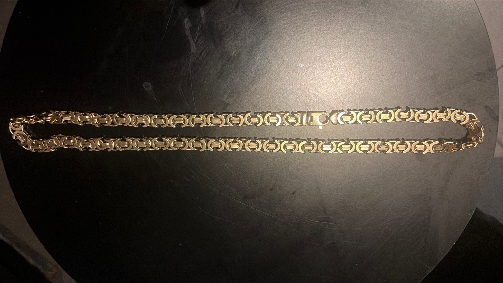 Koningsketting, Sieraden, Tassen en Uiterlijk, Kettingen, Ophalen of Verzenden, Zo goed als nieuw, Goud