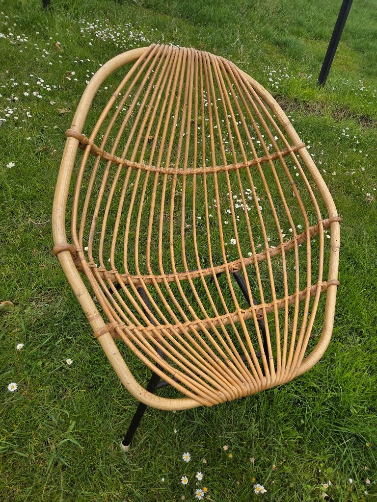 Vintage rotan (tuin)set, Ophalen