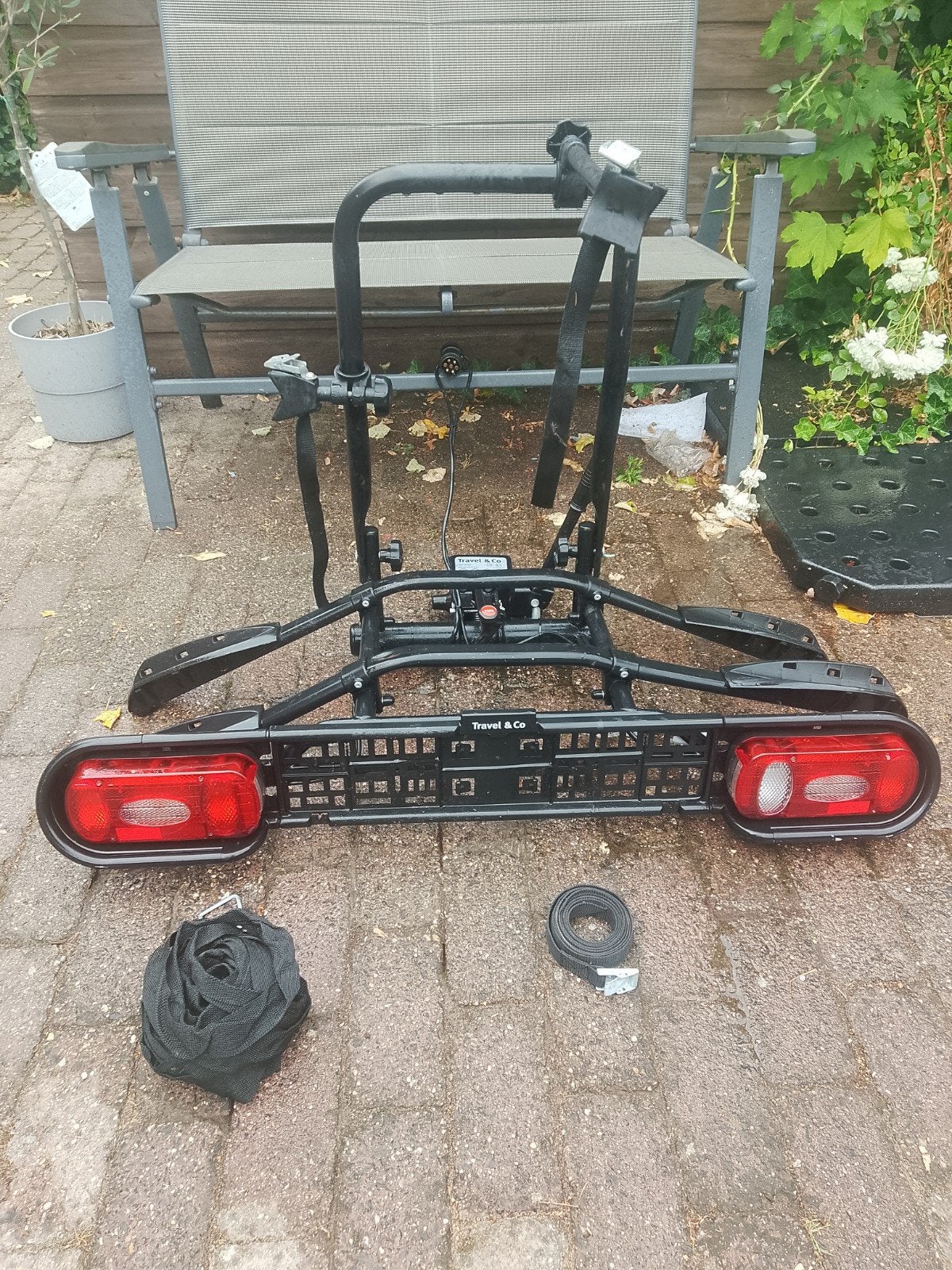 ANWB Travel&Co Basic fietsendrager (e-bike) kantelbaar, Ophalen, Gebruikt, Trekhaakdrager