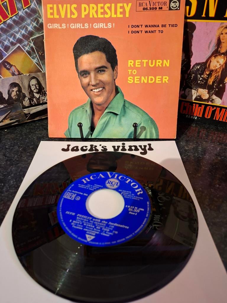Elvis Presley - Return to Sender  e p   1963, Cd's en Dvd's, Vinyl | Pop, Gebruikt, 12 inch, Ophalen of Verzenden