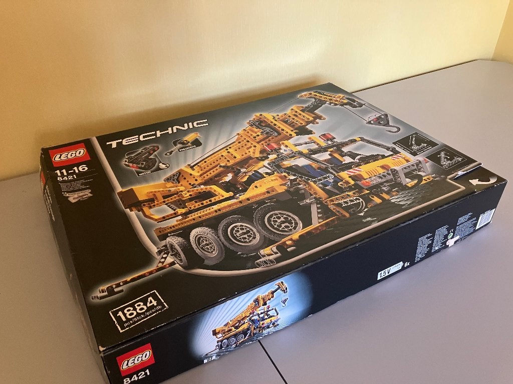 Lego Technic nr. 8421 Mobiele kraan doos + handleidingen, Kinderen en Baby's, Speelgoed | Duplo en Lego, Compleet, Lego, Ophalen of Verzenden