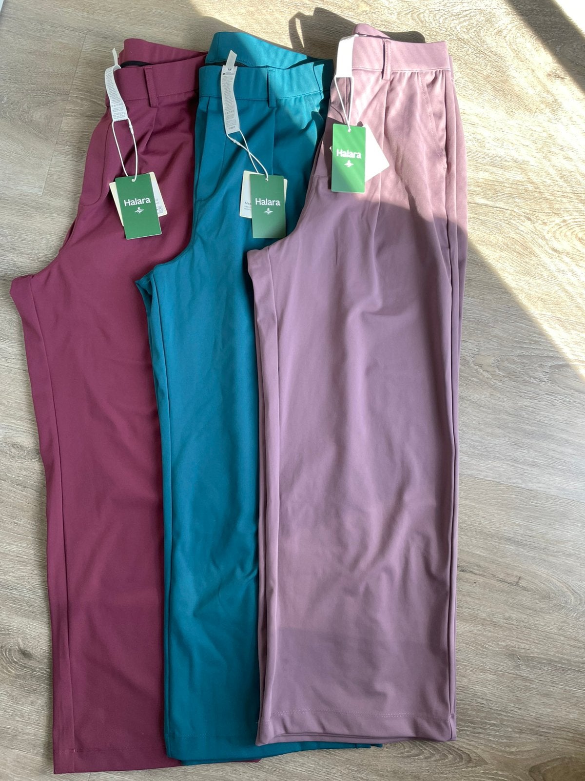 Drie keer Halara straigt leg workpants, Kleding | Dames, Broeken en Pantalons, Maat 38/40 (M), Zwart, Nieuw, Ophalen of Verzenden