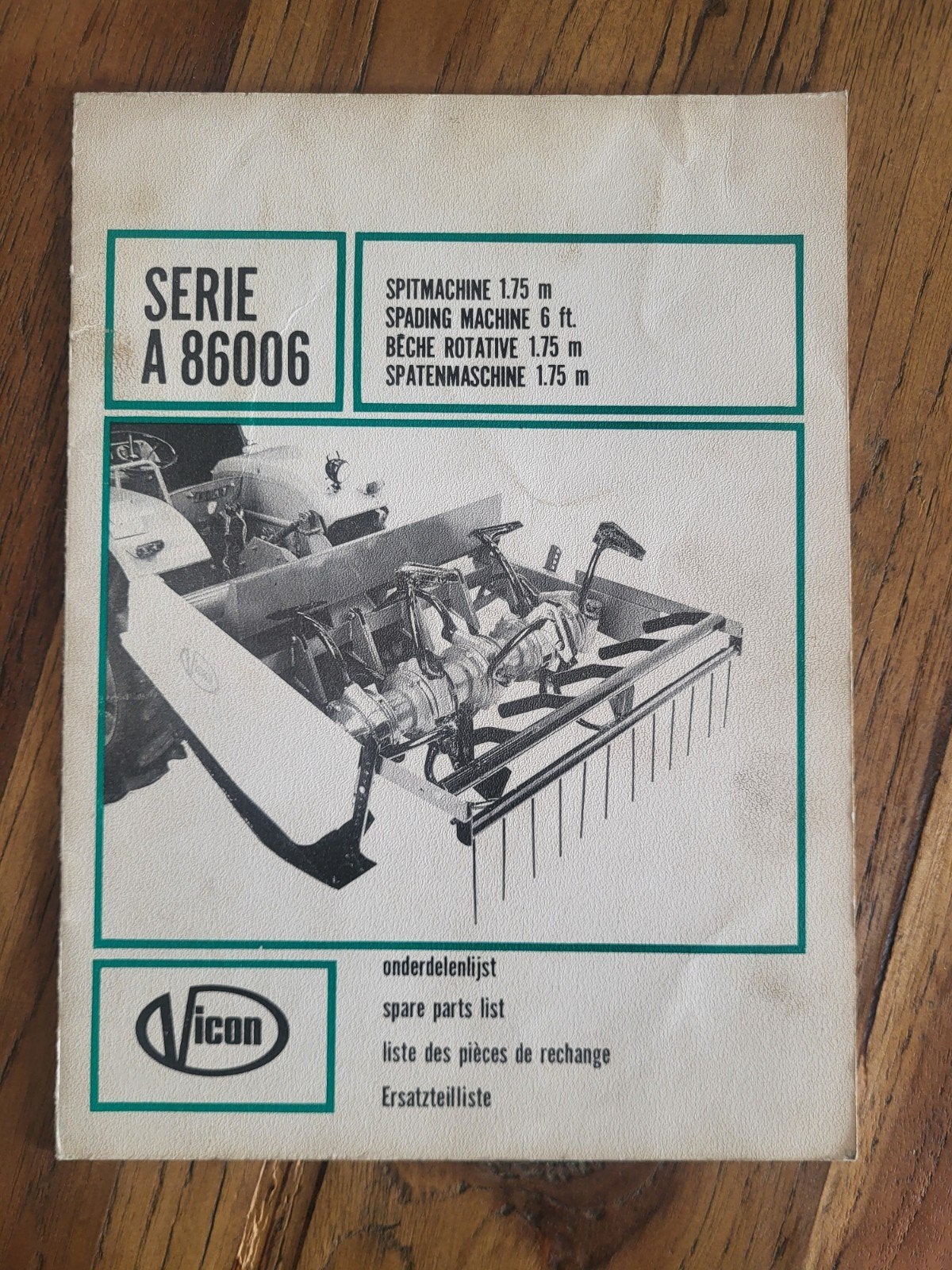 tractor folder Vicon serie A 86006 spitmachine, Ophalen of Verzenden