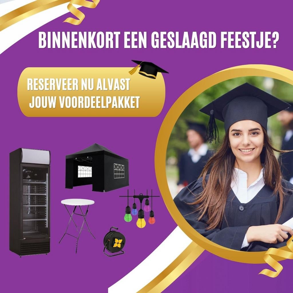 Geslaagd feest geven? Party Verhuur Het Oosten Enschede, Ophalen, Zo goed als nieuw, Overige