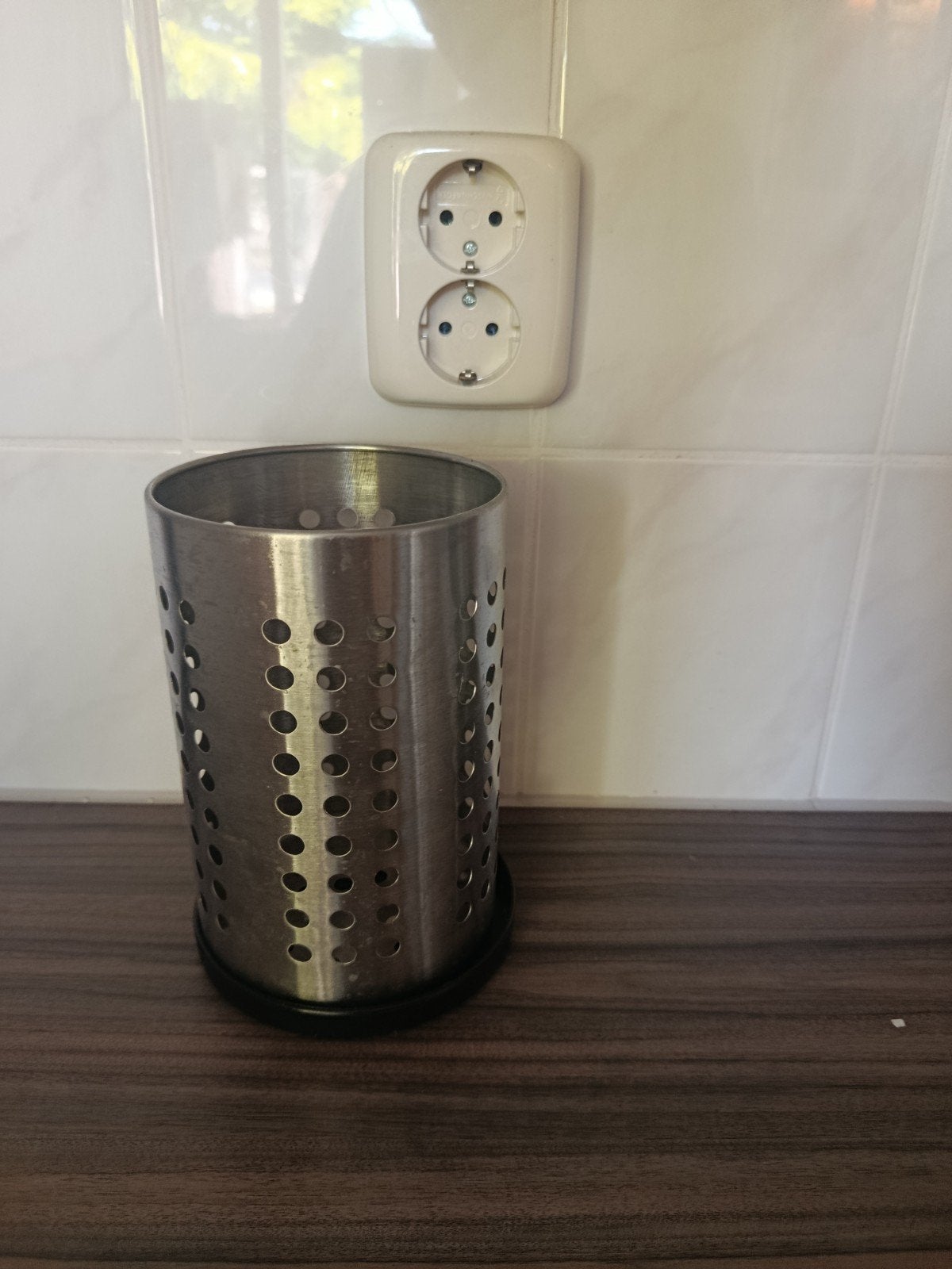 IKEA Bestickhouder RVS - Gebruikt, IKEA, Zilver, Ophalen of Verzenden, Metaal