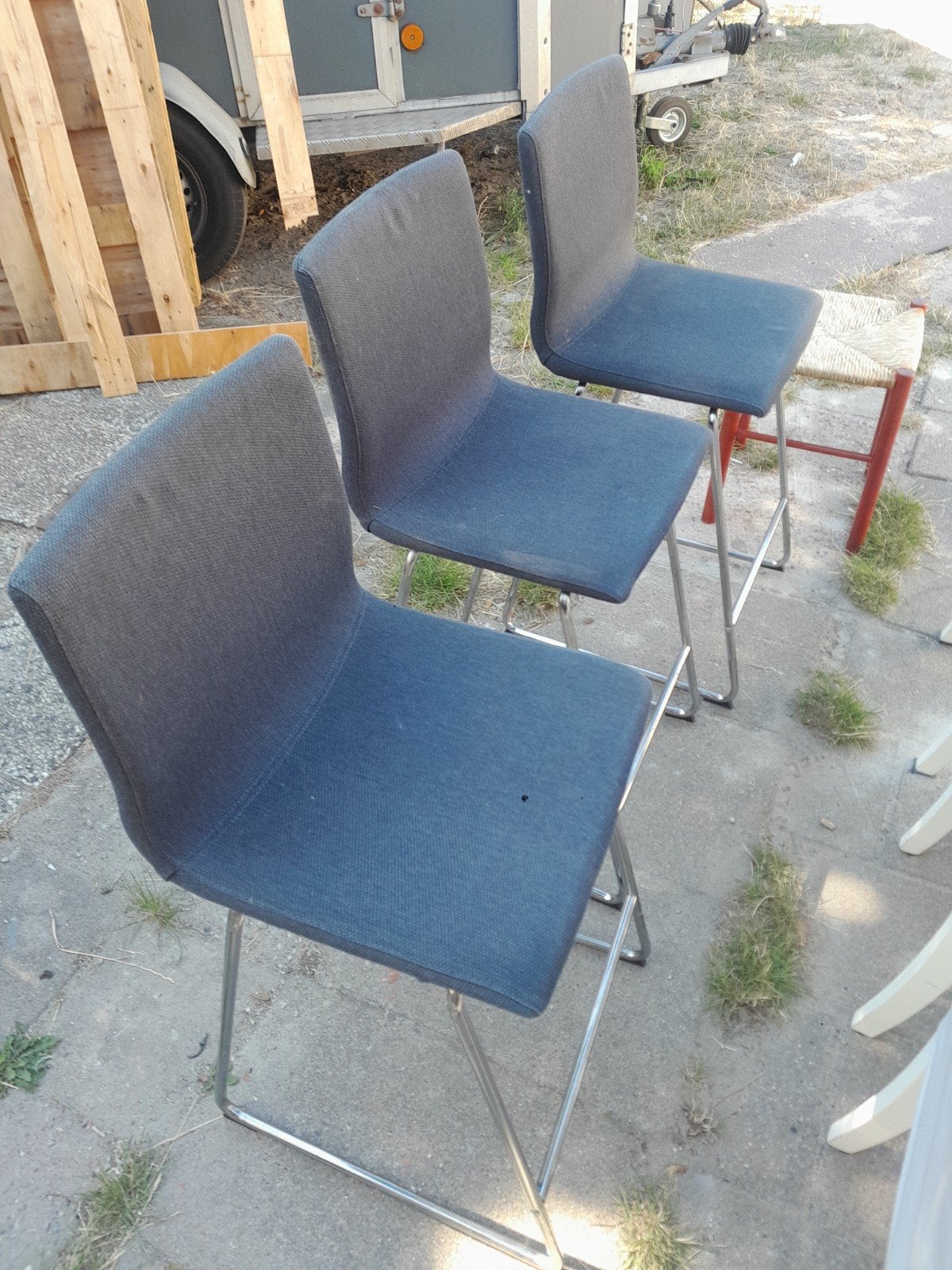 3x hoge ikea eetkamer stoelen, Huis en Inrichting, Ophalen of Verzenden, Drie