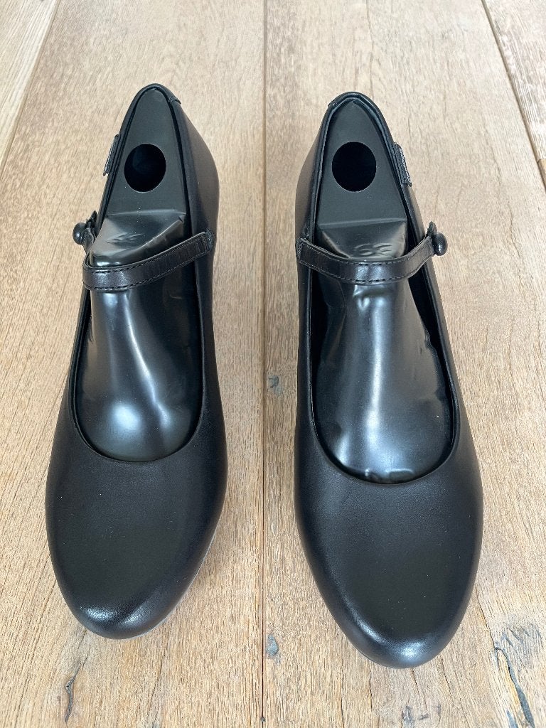 Camper schoenen met bandje en klein hakje, Zwart, Nieuw, Camper, Sandalen of Muiltjes