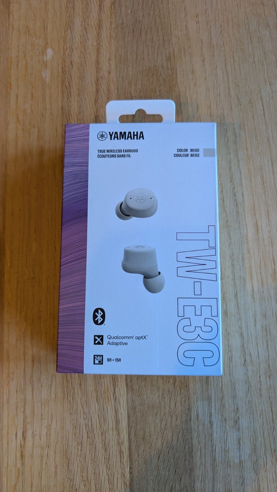 YAMAHA TW-E3C audio earplugs beige (nieuw ongeopend)
